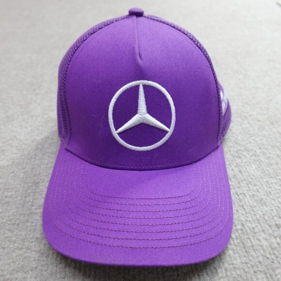 Mercedes Hat Purple Official Snapback Formula One Team AMG Petronas Monster NEW - Picture 1 of 8